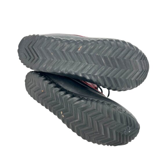 Sorel Out N About Cashmere-Lined Lux Duck Boots Burgundy Red Size 8 - Picture 8 of 11